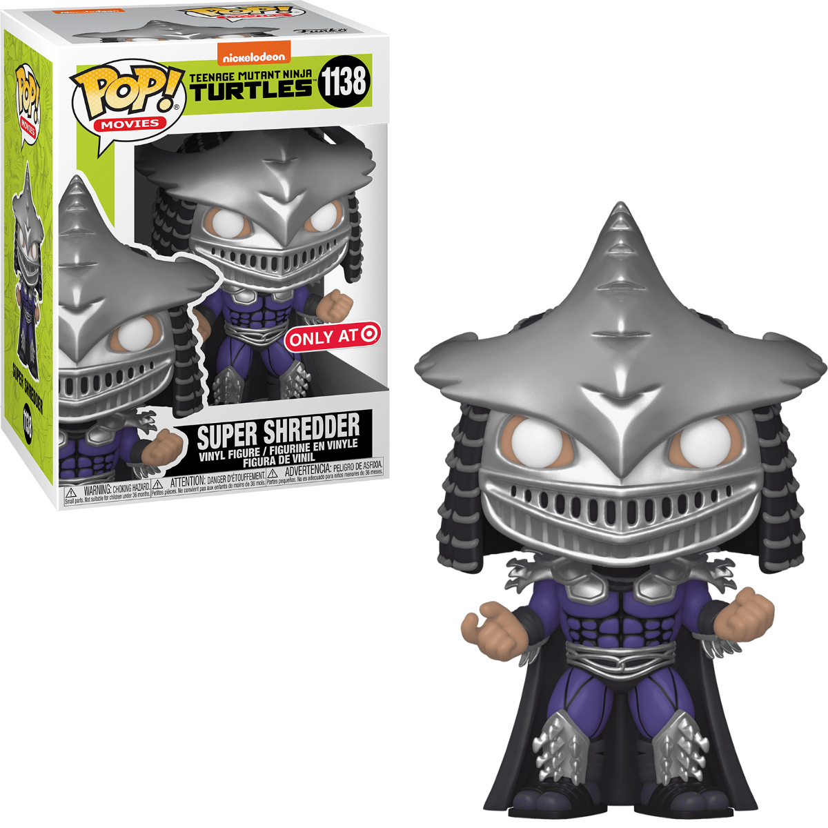 Teenage Mutant Ninja Turtles Super Shredder Action Figure - Exclusive Target Collectible for TMNT Fans - Perfect for Display, Play & Comic Conventions