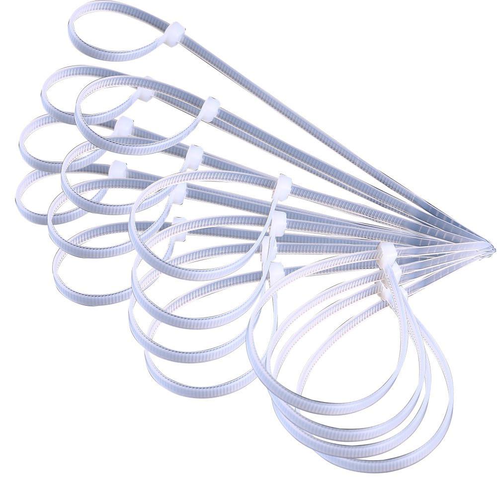 TheLAShop 100mm (4 Inch) Self-Locking Nylon Cable Ties - 50 Pack - Heavy Duty Zip Ties for Organizing Wires, Bundling Cables & DIY Projects