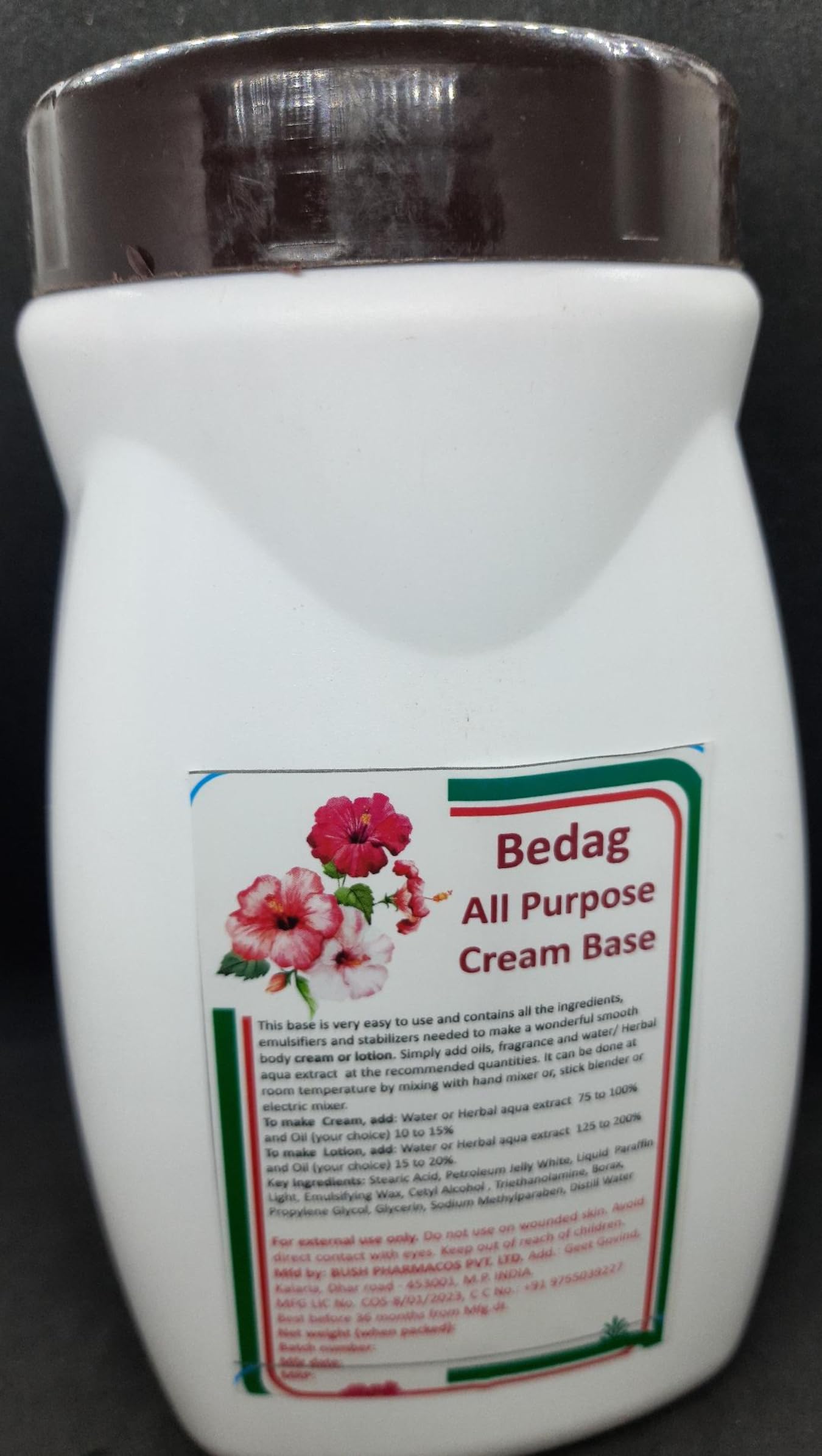 Multi-Purpose Cream Base for DIY Skincare, Cosmetics & Lotions - Ideal for Homemade Beauty Products, Moisturizers & Body Butter