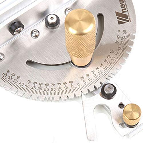 Yuton Woodworking DIY Tool Replacement Parts - Adjustable Miter Gauge & Box Joint Jig Kit with Flip Stop | Perfect for Woodworking Projects, Furniture Making, and Precision Cutting