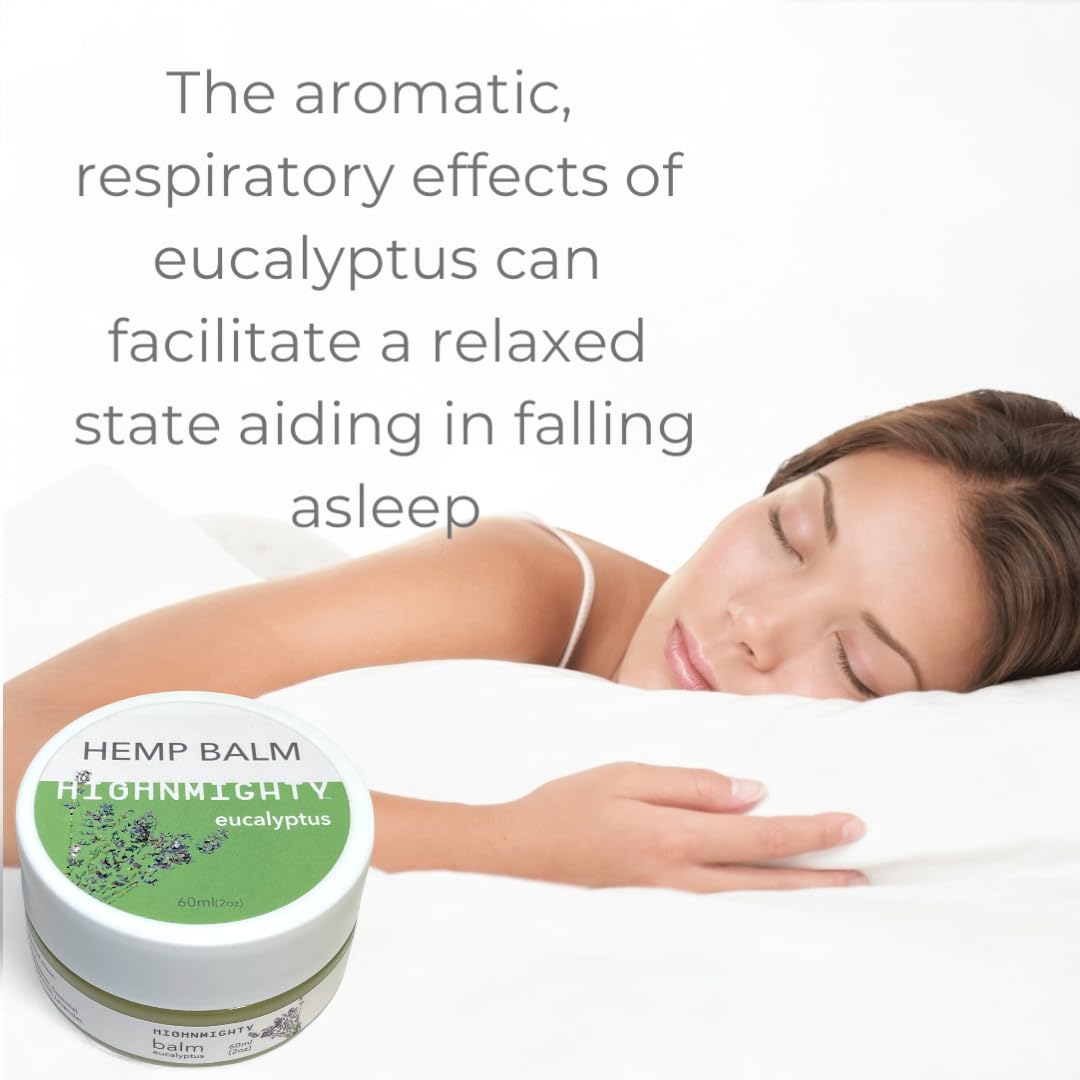 Eucalyptus & Lemon Pepper Hemp Balm Bundle - Natural Pain Relief for Day & Night Use | Muscle Soothe, Joint Support & Stress Relief for Active Lifestyles