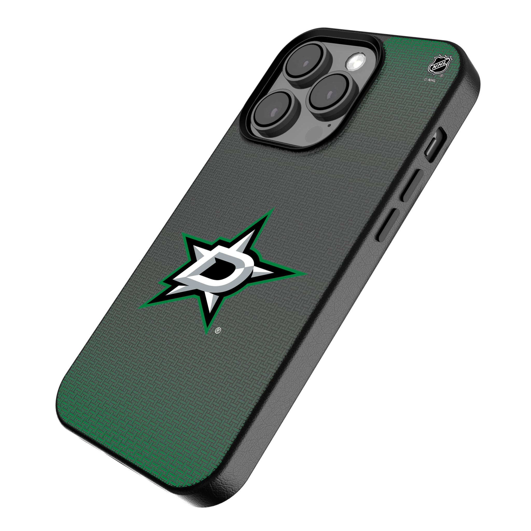 Dallas Stars MagSafe Compatible iPhone Case for Apple iPhone 12/13/14/15 Pro Max - Premium Linen Design, Perfect for Sports Fans & Everyday Use