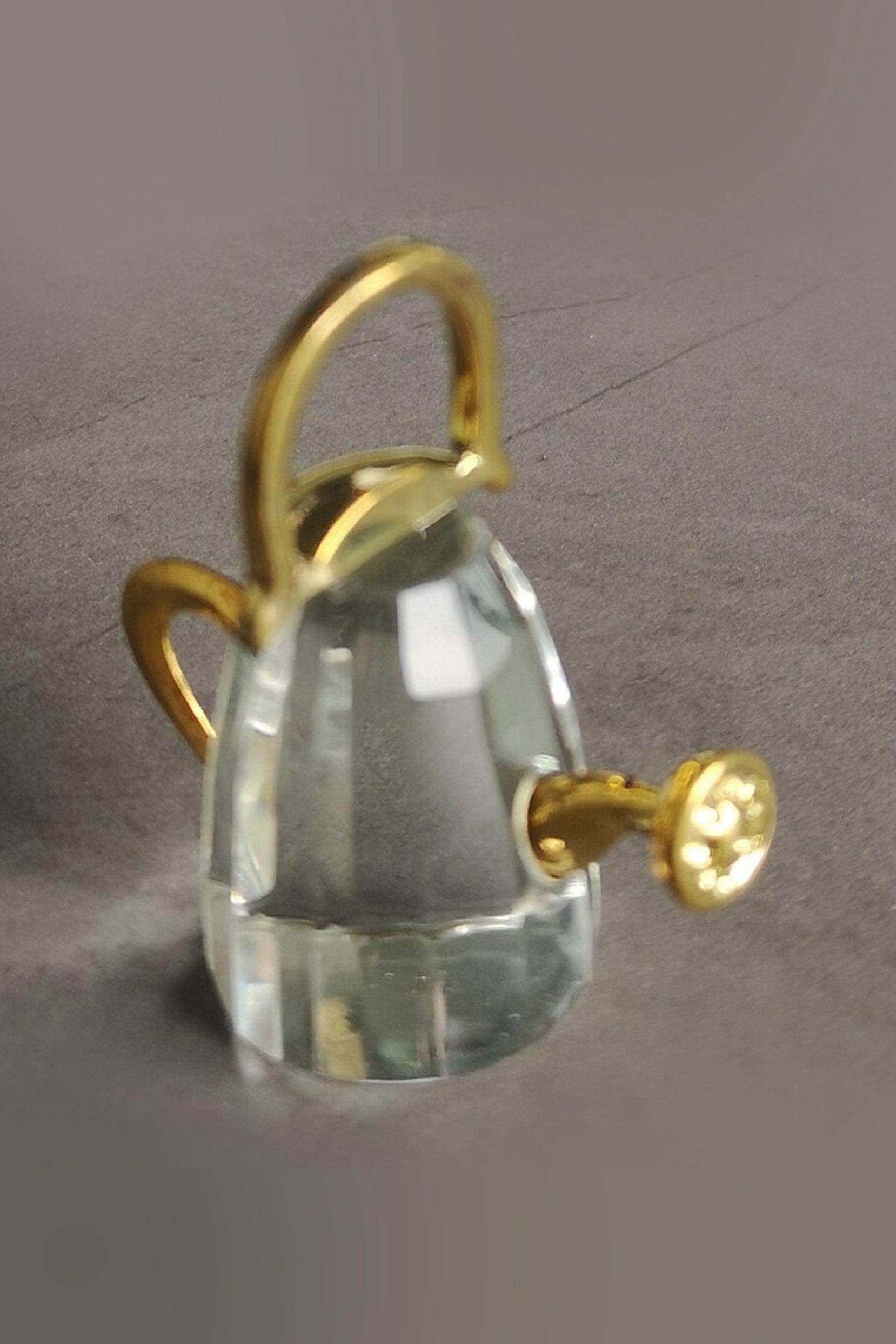 Mini Watering Can Crystal Ornament Set of 6 - Elegant Home Decor, Wedding Favors, Garden Party Decorations, Gift for Plant Lovers