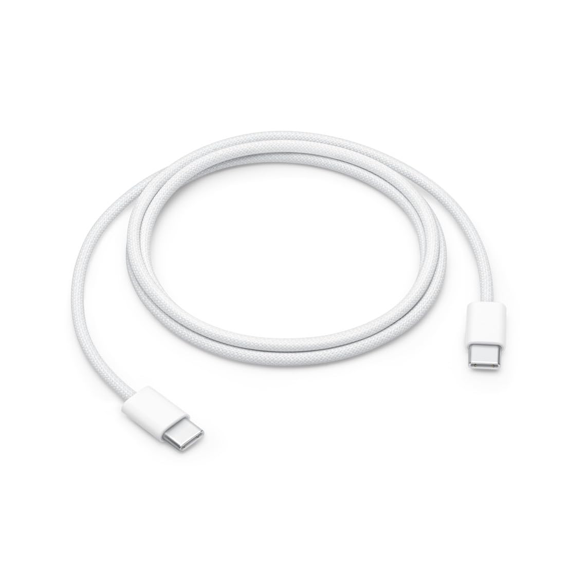Apple USB-C Woven Fast Charging Cable (1m/3.3ft) - Durable Nylon Braided iPhone Charger Cord for iPhone 15/14/13/12, iPad Pro, MacBook - Perfect for Home, Office & Travel Charging