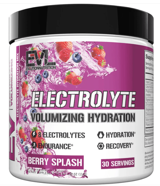 EVLUTION NUTRITION Electrolyte Powder for Hydration - Rapid Rehydration Supplement with Essential Minerals for Workout Recovery, Sports Performance & Daily Hydration Support