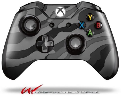 WraptorSkinz Camouflage Gray Vinyl Skin Wrap for XBOX One Original Wireless Controller - Decal Style Protective Cover (Controller Not Included) - Perfect for Gaming, Customization & Protection