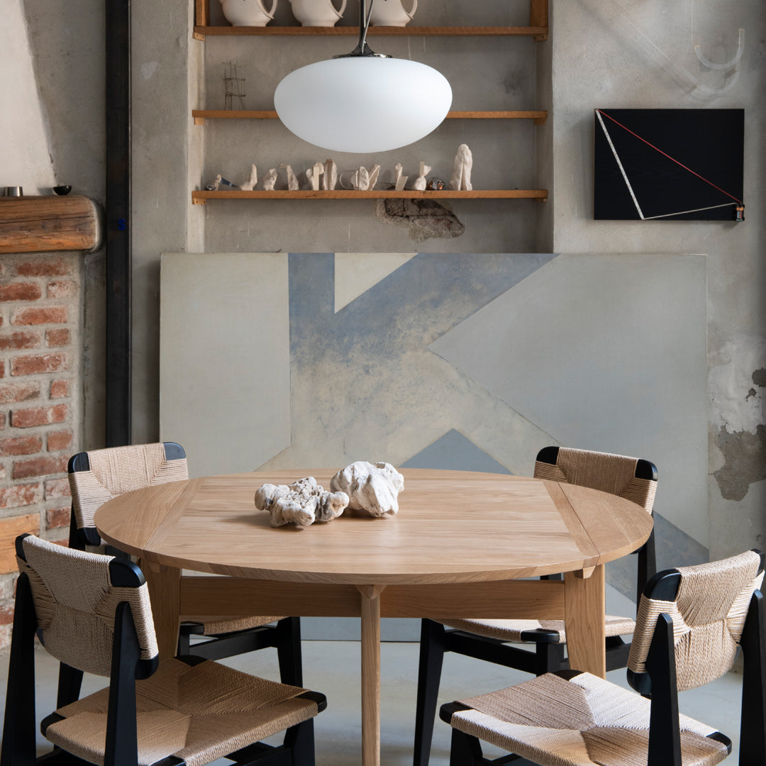 Modern C Chair Dining Chair with Durable Paper Cord Seat - Perfect for Kitchen, Dining Room, and Outdoor Patio Use