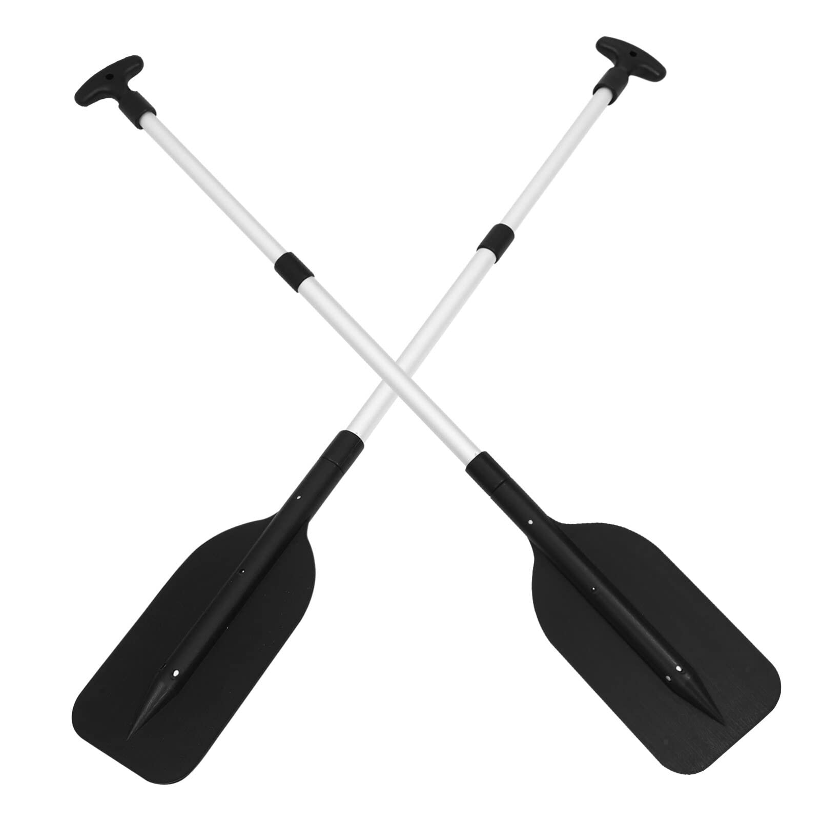 BESPORTBLE 2 Pack Adjustable Kayak Paddles 22-41 Inch Lightweight Aluminum Alloy Oars - Collapsible Canoe Paddles for Kayaking, Rafting, Boating & Water Sports | Perfect for Lakes, Rivers & Outdoor Adventures