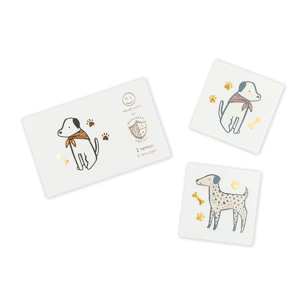 Bow Wow Temporary Tattoos for Dogs - Fun & Safe Pet Body Art - Perfect for Pet Parties, Halloween Costumes & Photo Shoots