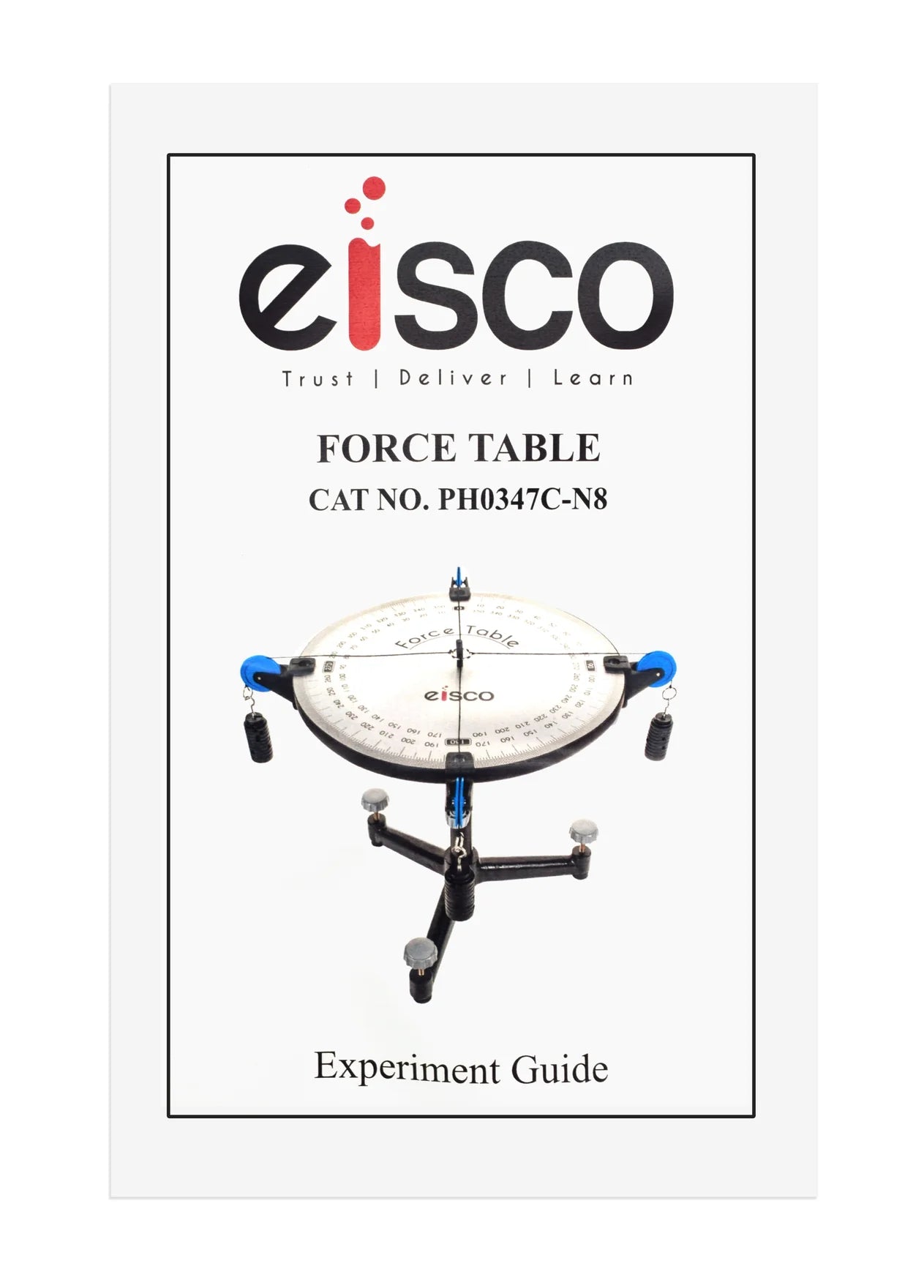 Eisco Force Table - Premium Physics Lab Equipment for Experiments & Education | Perfect for Classroom & Science Labs