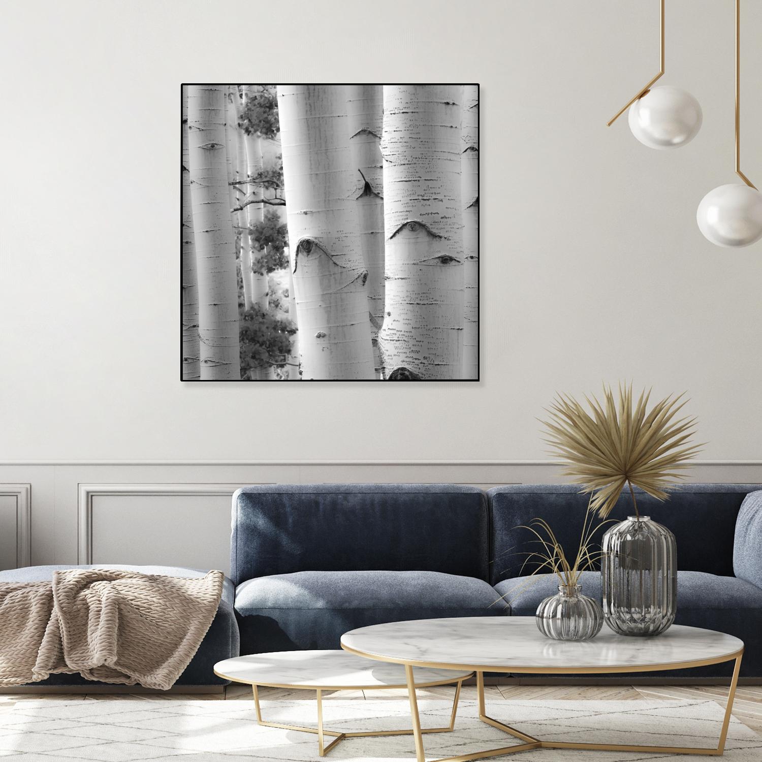 Grey Birch Trees - Realistic Artificial Birch Tree Decor for Home & Office | Perfect for Living Room, Bedroom, Wedding & Event Decoration