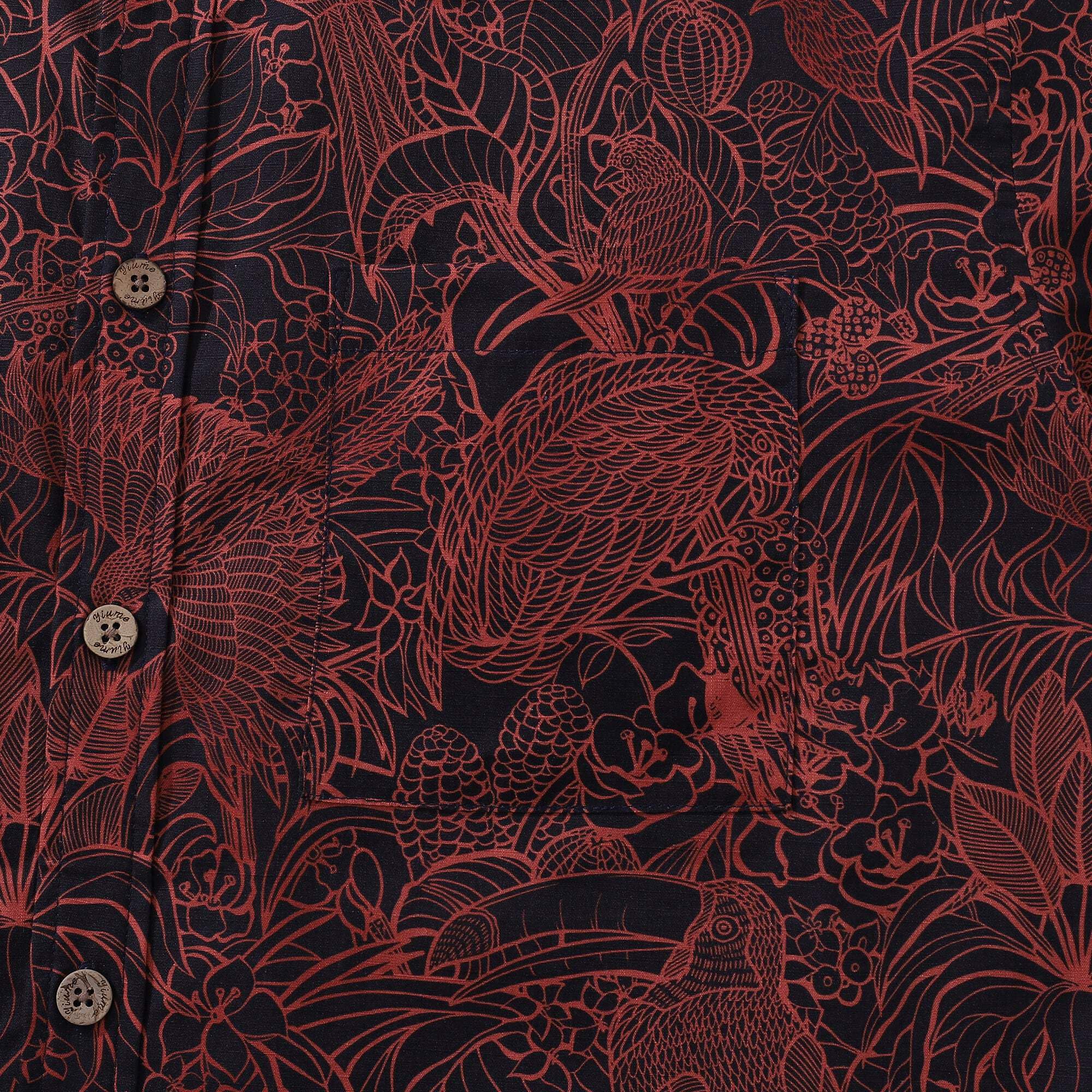 Men's Hawaiian Shirt - 100% Cotton Casual Button Down Short Sleeve Aloha Shirt for Summer, Beach & Vacation | Tropical Floral Print Shirt for Luau Parties, Poolside Relaxation & Island Getaways
