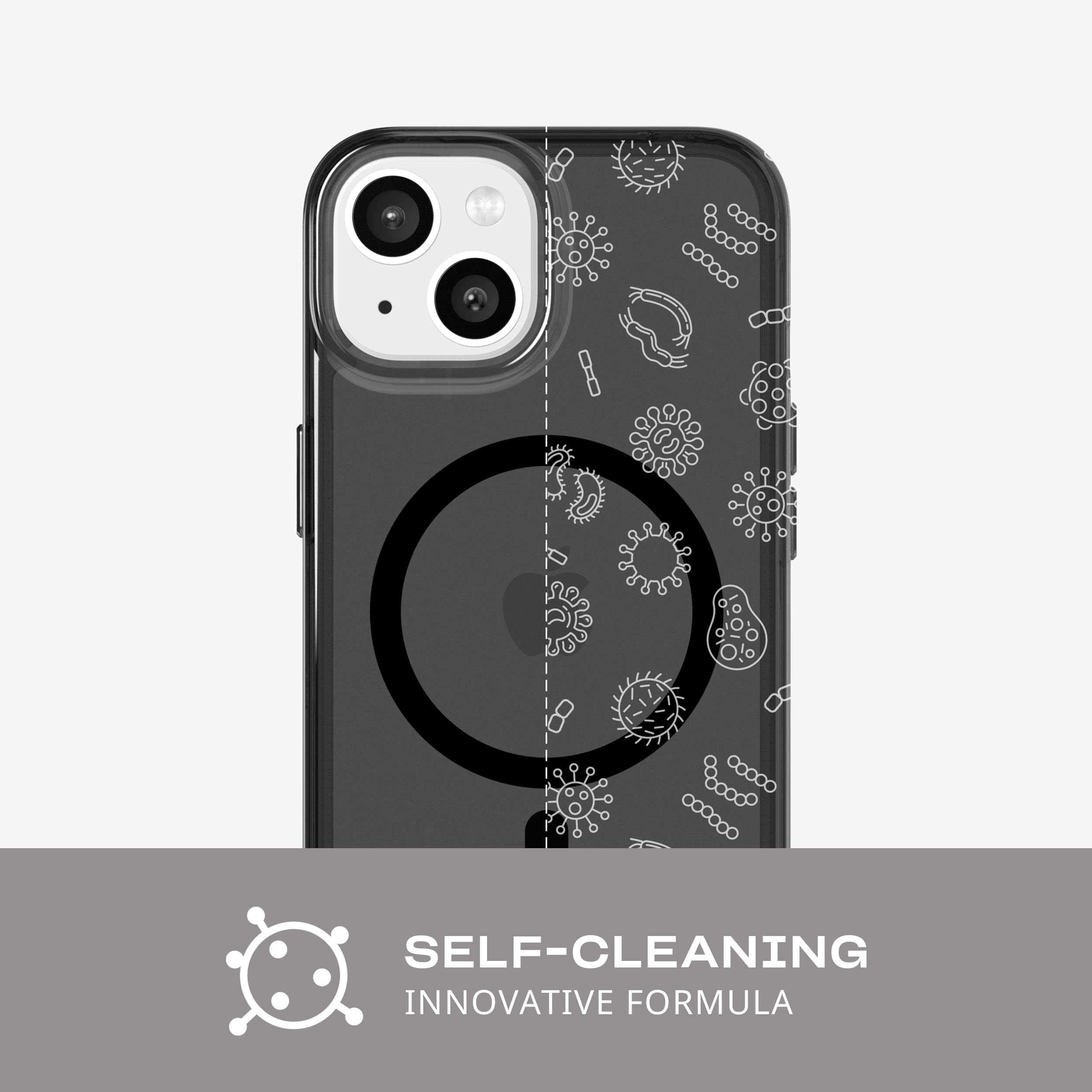 Tech21 iPhone 14 Evo Tint MagSafe Case - Shockproof & Scratch-Resistant Clear Back Cover with 12ft Drop Protection | Perfect for Daily Use, Outdoor Activities & Travel Protection