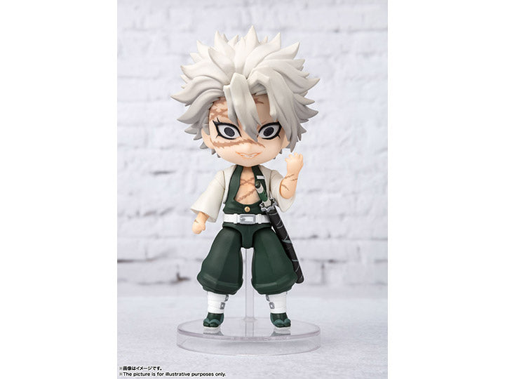 Bandai Figuarts Mini Demon Slayer Kimetsu no Yaiba Sanemi Shinazugawa Action Figure #024 - Collectible Anime Toy for Display & Gifts
