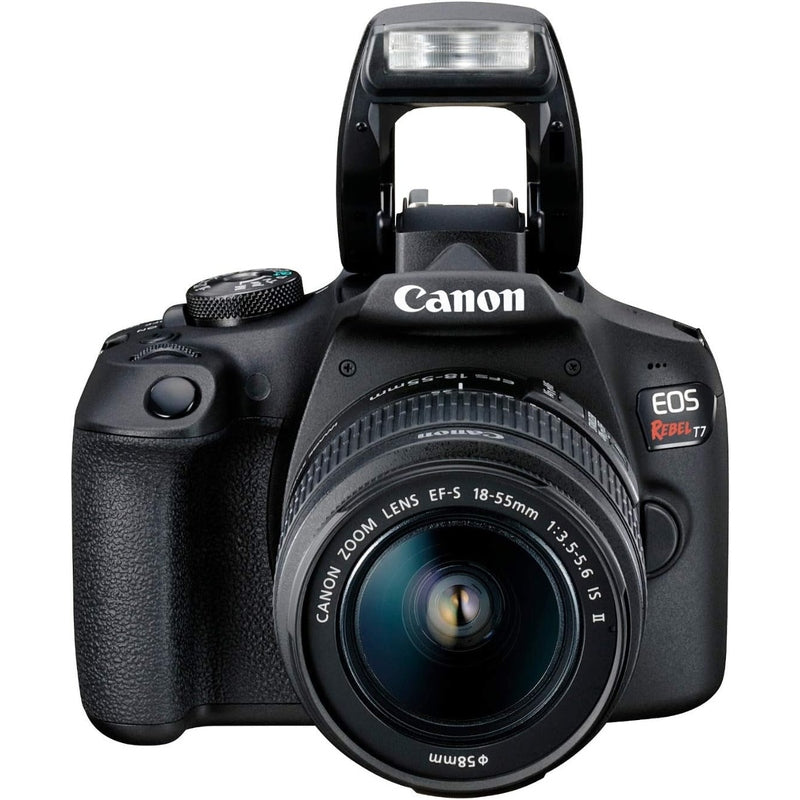 Canon EOS Rebel T7 DSLR Camera with EF-S 18-55mm IS II Lens Kit - Perfect for Beginners, Travel Photography & Vlogging