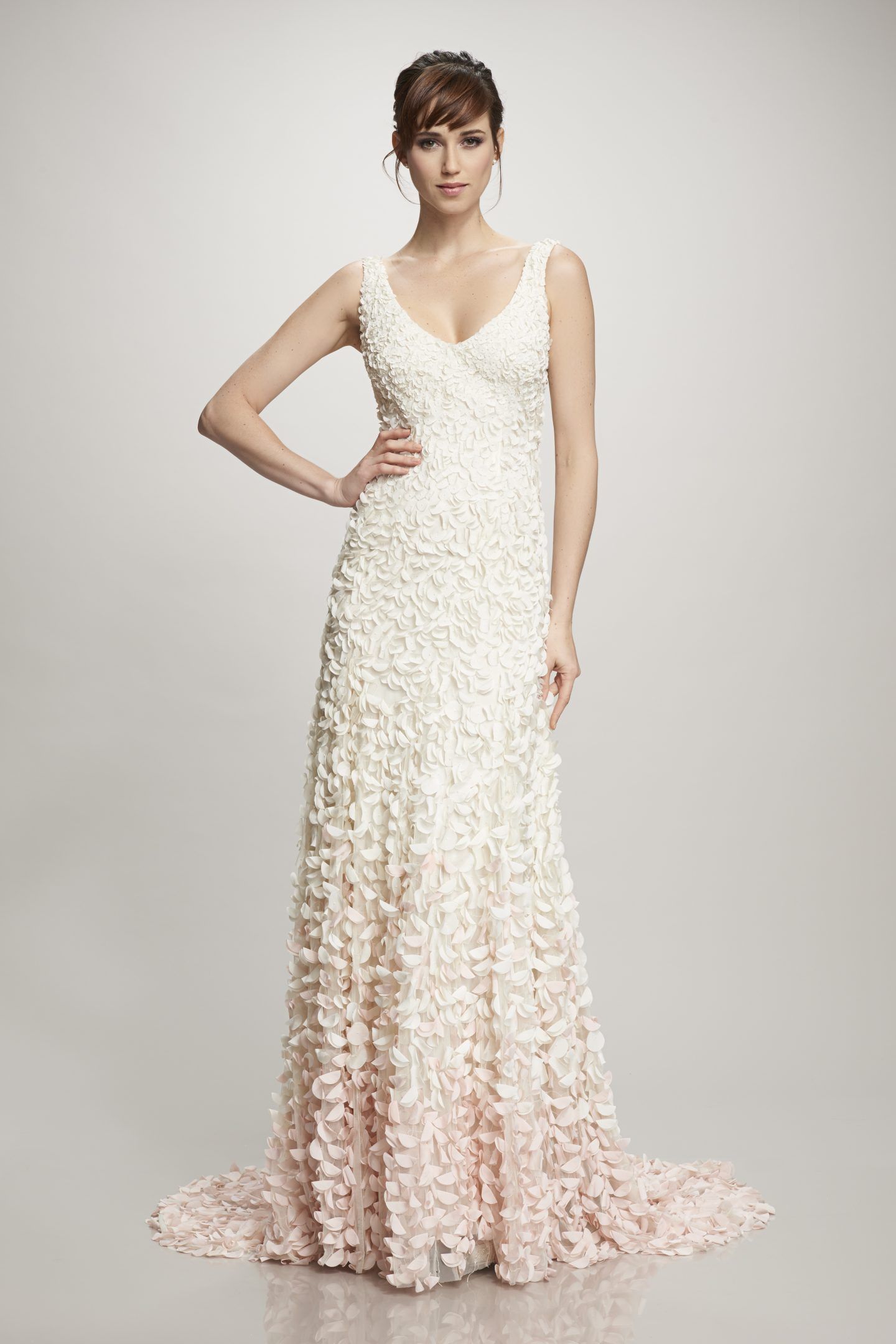 BHLDN Theia Emma Gown - Elegant Lace Wedding Dress with Long Sleeves for Brides | Perfect for Church Ceremonies & Formal Weddings