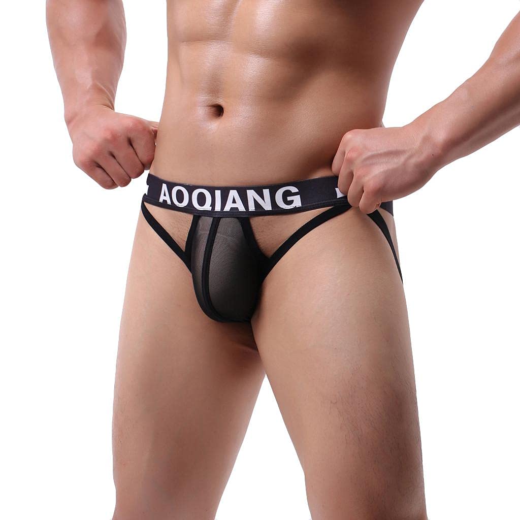Men's Breathable Cotton Jockstrap Underwear - Athletic Support Low Rise Mesh Underwear for Sports & Fitness | Comfortable Support for Running, Gym & Active Lifestyle