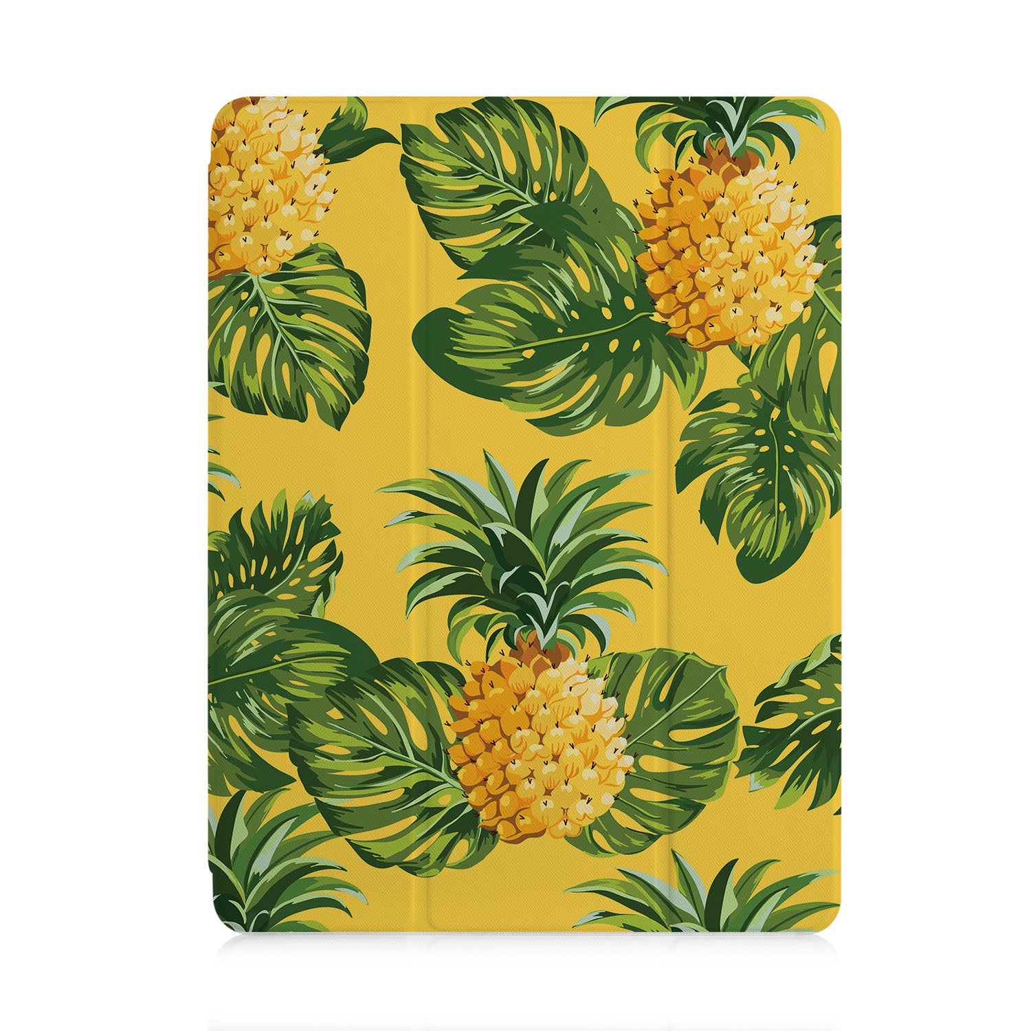 Premium iPad Trifold Case with Fruit Design - Slim Protective Cover for iPad 6th/7th/8th/9th Gen - Perfect for Work, School & Travel