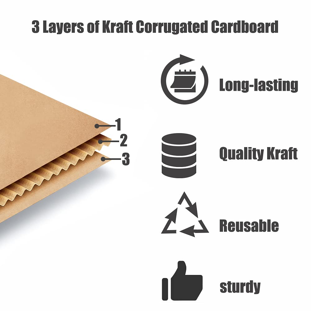 3.1x1.5x2.5 Inch Small Brown Kraft Corrugated Shipping Boxes - 8 Pack Recyclable Crush-Resistant Mailer Boxes for Ecommerce, Jewelry & Small Item Packaging