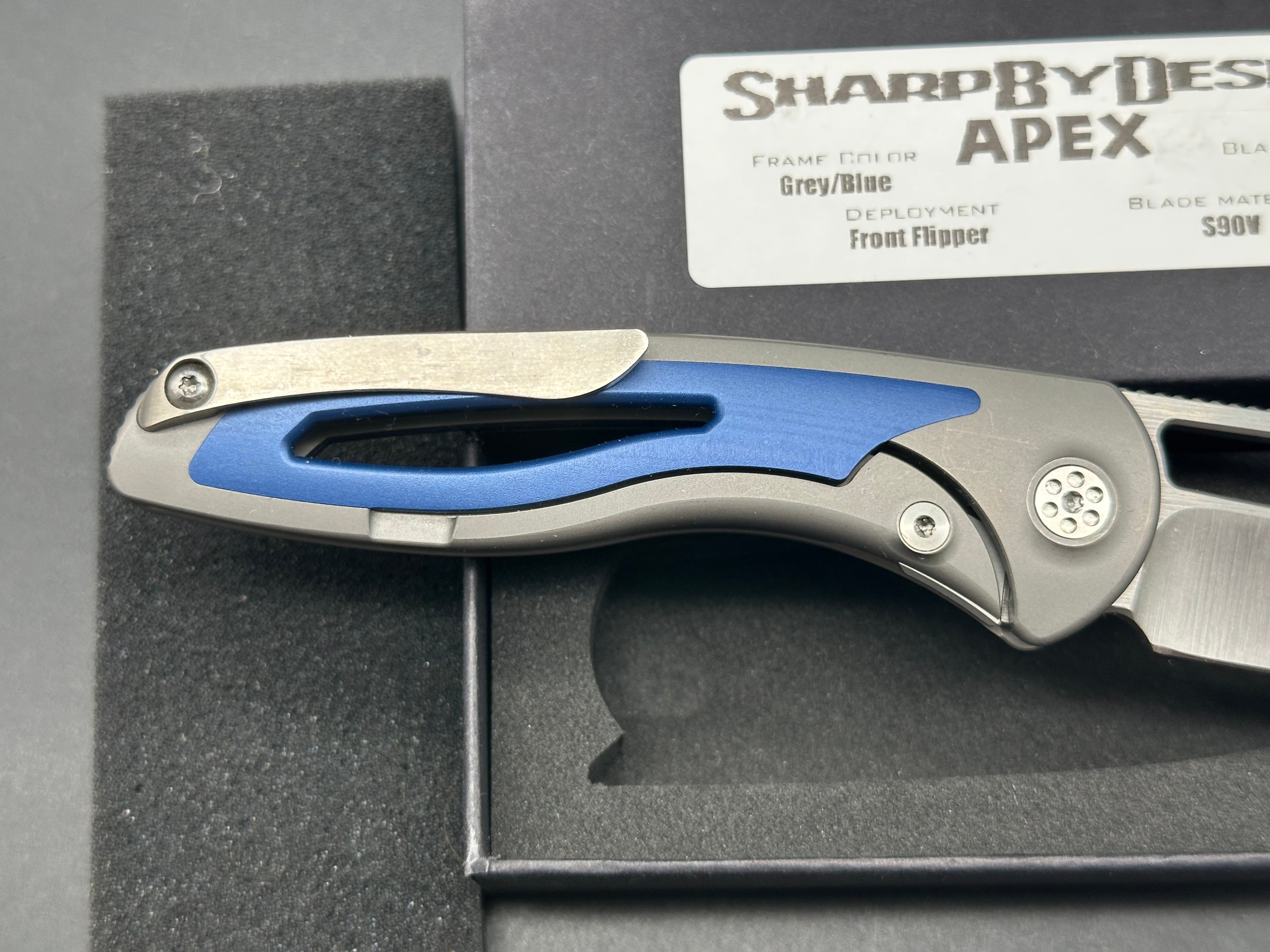 Sharp By Design Apex Folding Knife - Premium EDC Pocket Knife with Razor-Sharp Blade for Outdoor, Camping & Everyday Carry (EDC)