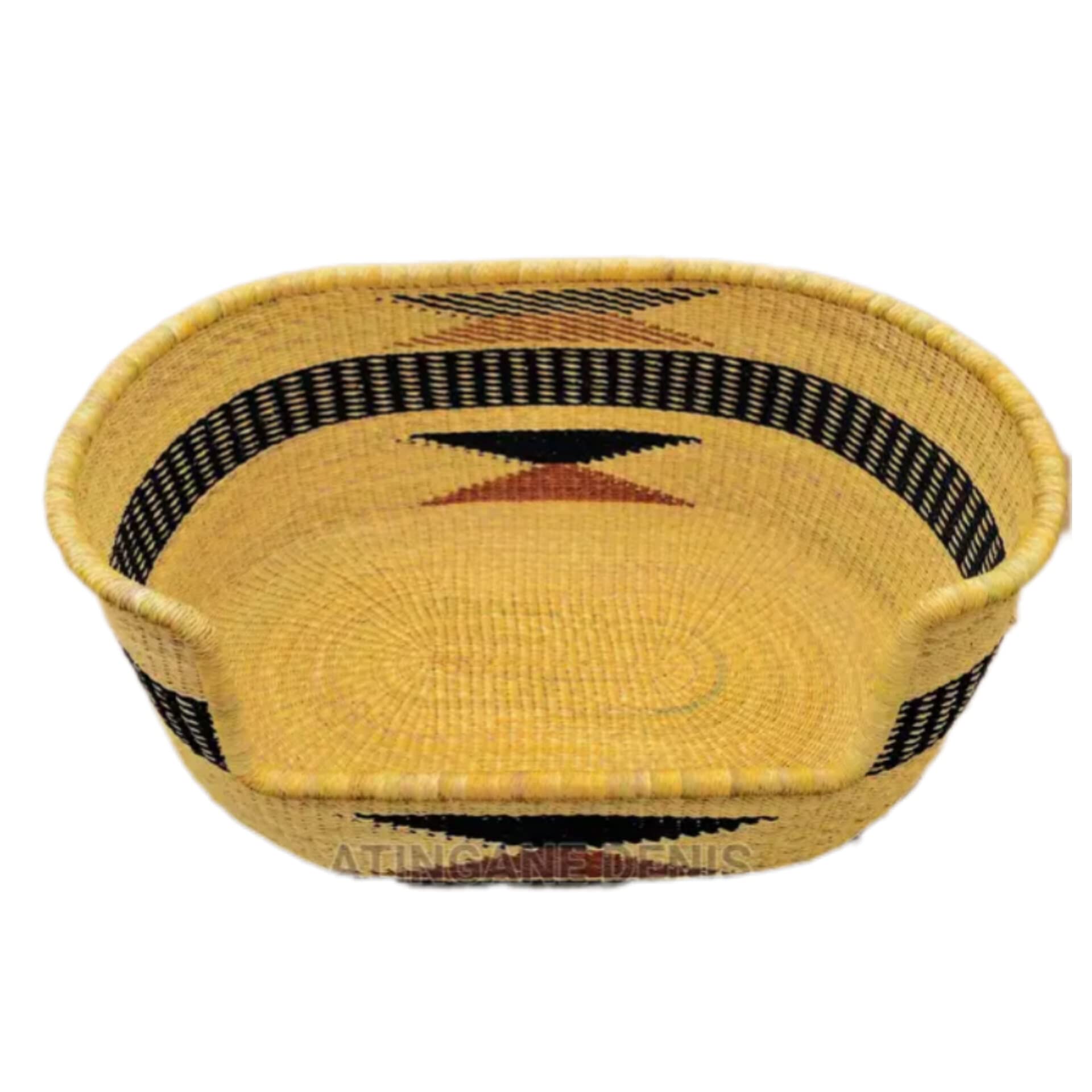 Premium Handmade Eco-Friendly Woven Dog Bed Basket with 3