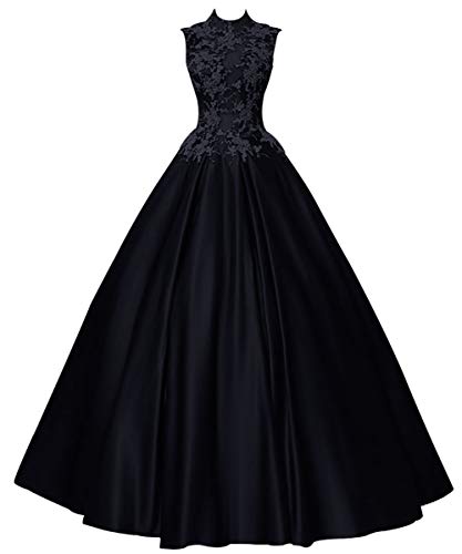 Elegant Long Prom Dress for Quinceanera | Princess Evening Gown with Halter Neckline & Sleeveless Satin Design | Perfect for Homecoming, Formal Dances & Special Occasions