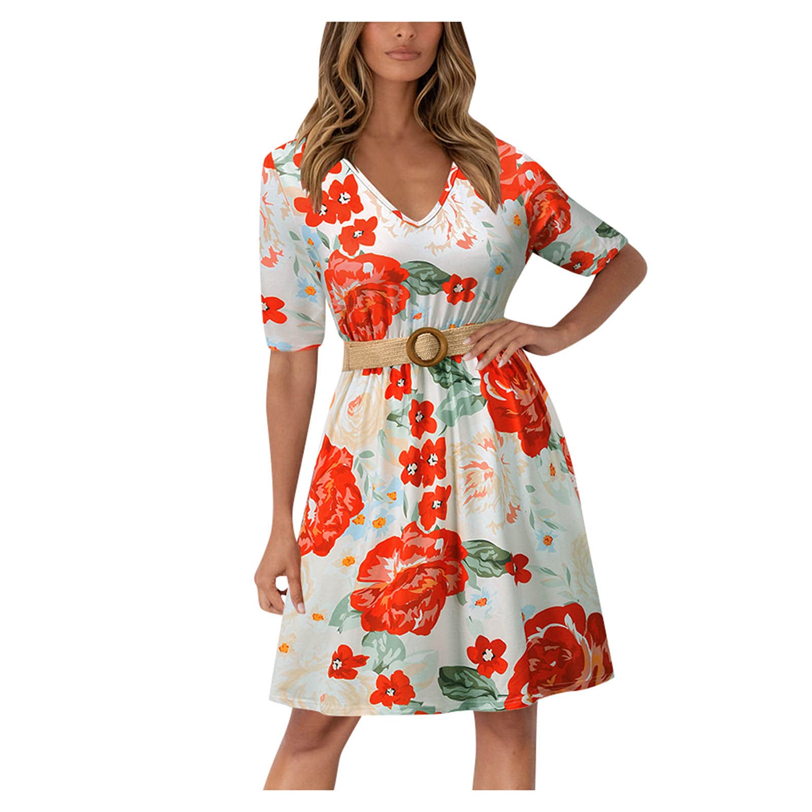 Elegant Floral Print Long Dress for Women - Sleeveless Suspender Tiered Ruffle Maxi Dress | Perfect for Summer Outfits, Beach Vacations & Special Occasions