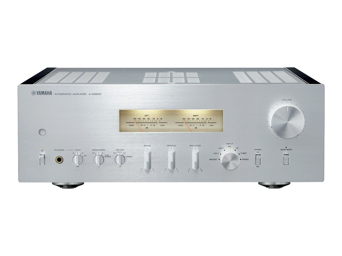 Yamaha A-S2200 Integrated Stereo Amplifier - High-End Audio for Home Theater & Music Listening