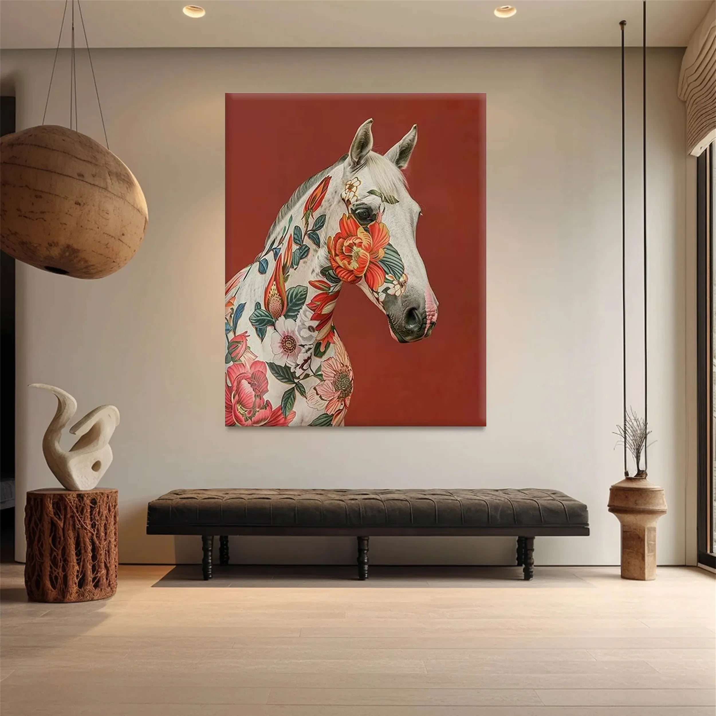 Animal Art Painting #AP018 - Handmade Canvas Wall Decor for Living Room, Bedroom & Office - Perfect Gift for Pet Lovers & Home Decor