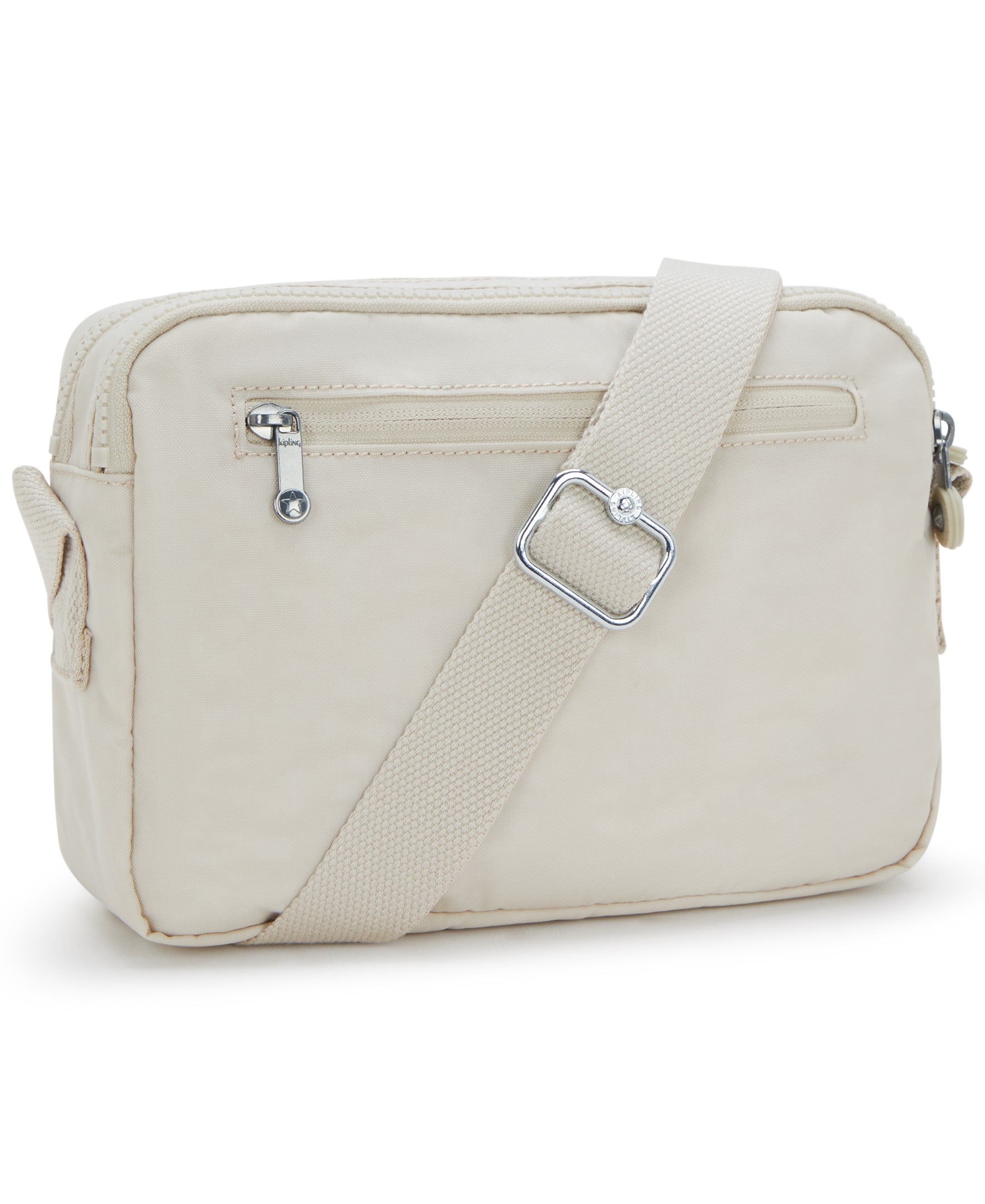 Kipling Abanu Medium Crossbody Bag - Hideaway Beige | Lightweight Travel Purse for Women | Perfect for Work, Shopping & Daily Commute