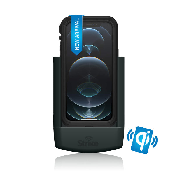 iPhone 12 Pro Wireless Charging Car Mount Holder - Compatible with LifeProof Cases - Perfect for Hands-Free Driving & GPS Navigation
