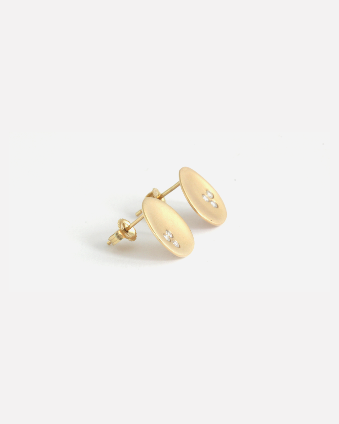 Leaf & Diamond Stud Earrings for Women - 14K Gold Plated Hypoallergenic Earrings - Elegant Floral Jewelry for Daily Wear, Parties & Special Occasions