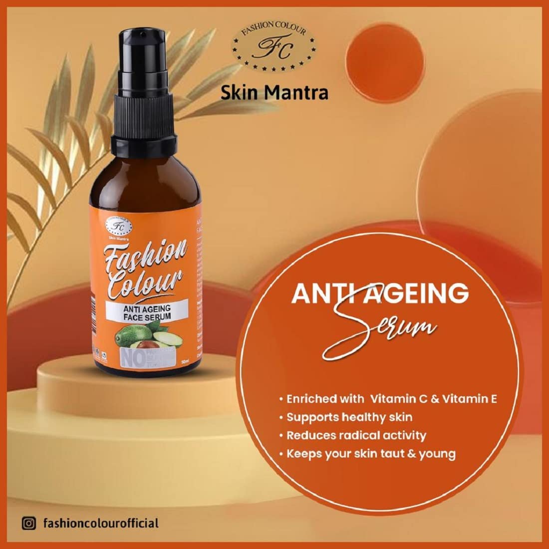 Oil-Free Anti-Aging Face Serum for Wrinkles & Dullness - Revitalizing Skincare with No Parabens or Silicones - 50ml Made in India - Perfect for Daily Hydration & Nighttime Skin Repair