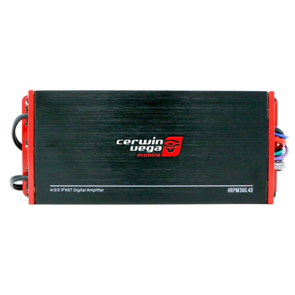 Cerwin Vega RPMRZRKM41 4DR KIT Complete Audio Upgrade Kit for 2014+ RZR 2DR/4DR - Includes Amplifier & 4 Speakers - Enhanced Sound for Off-Roading & Adventure