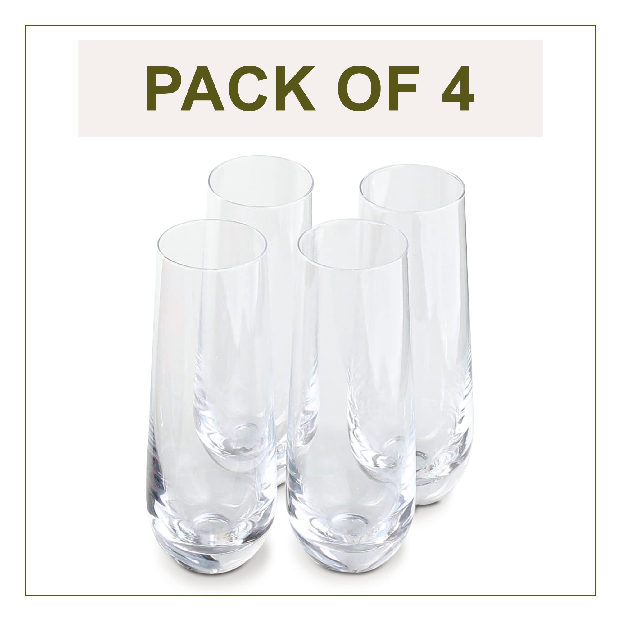Premium Mimosa Bar Carafe Set - Includes 4 Mimosa Glasses, Chalkboard Label with Chalk & Stainless Steel Stir Stick | Perfect for Brunch Parties, Bridal Showers & Wedding Receptions