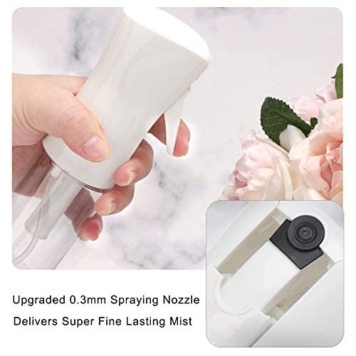 Suream 5.4oz/160ml Continuous Fine Mist Spray Bottle for Curly Hair & Plants - Perfect for Hair Styling, Skincare, Gardening & Travel Use