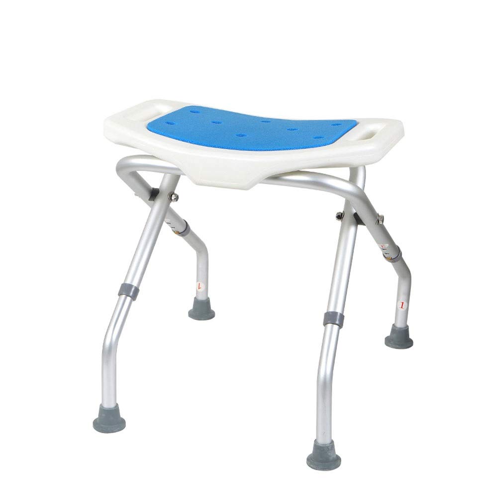 Adjustable Shower Stool for Elderly & Adults - Non-Slip Bath Seat with Backrest, Portable Shower Chair for Seniors, Kids & Disabled - Perfect for Bathroom Safety & Relaxing Shower Time