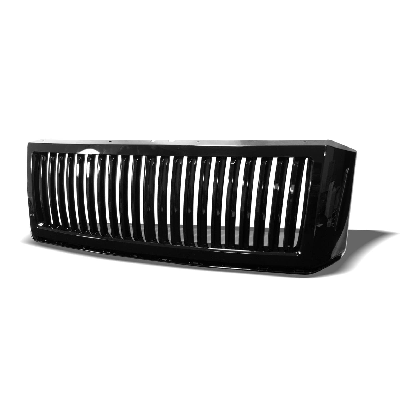 2007-2014 Ford Expedition Vertical Front Hood Bumper Grille Replacement - Glossy Black Finish for Enhanced Style & Protection | Perfect for Off-Roading, Car Shows & Daily Driving