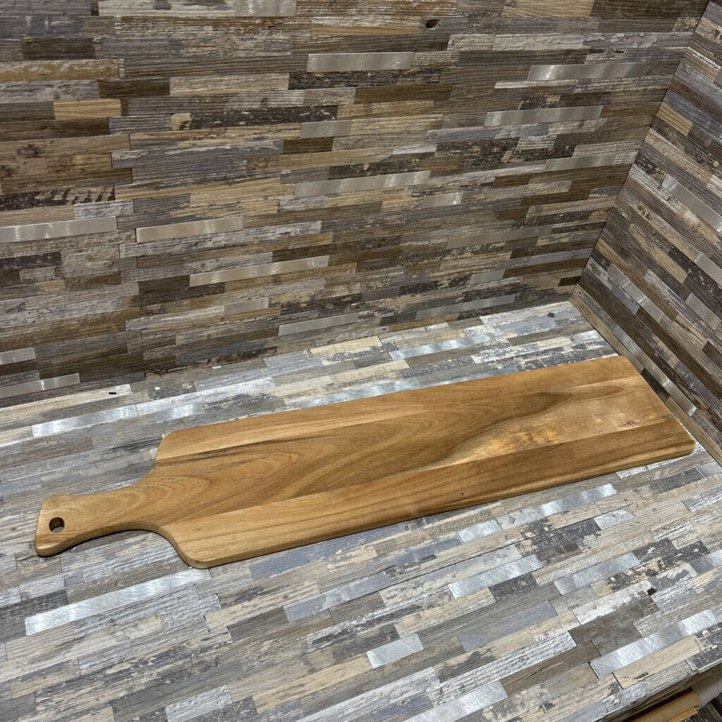 Premium Long Narrow Bamboo Cutting Board - Perfect for Small Kitchens & Gift Giving - Ideal for Slicing Bread, Cheese & Charcuterie Boards