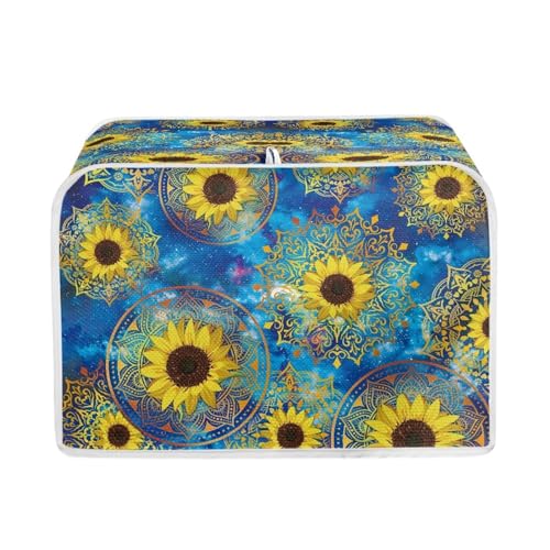 Sunflower Boho Mandala-Blue