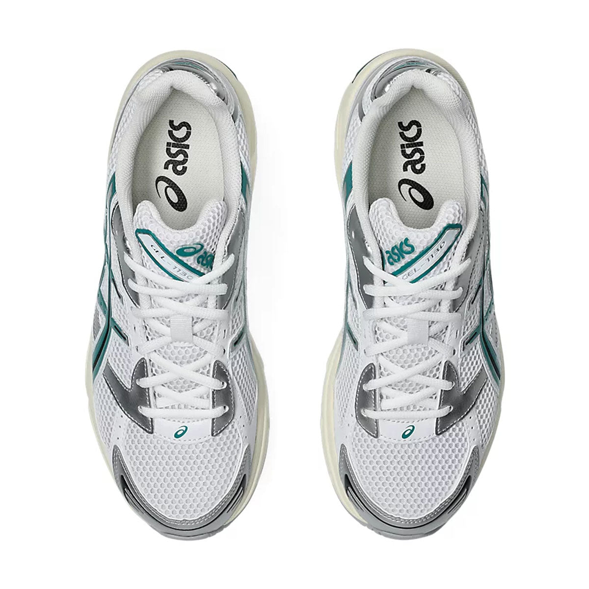 GEL 1130 'White Rainy Lake' Sneakers - Comfortable Running Shoes for Men & Women - Perfect for Jogging, Gym Workouts & Casual Wear