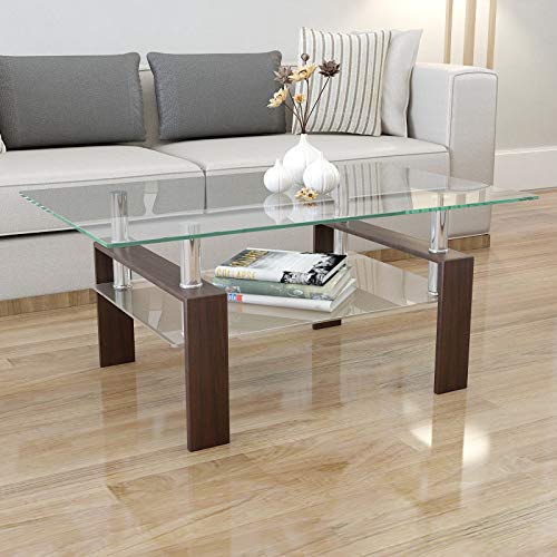 Clear&walnut