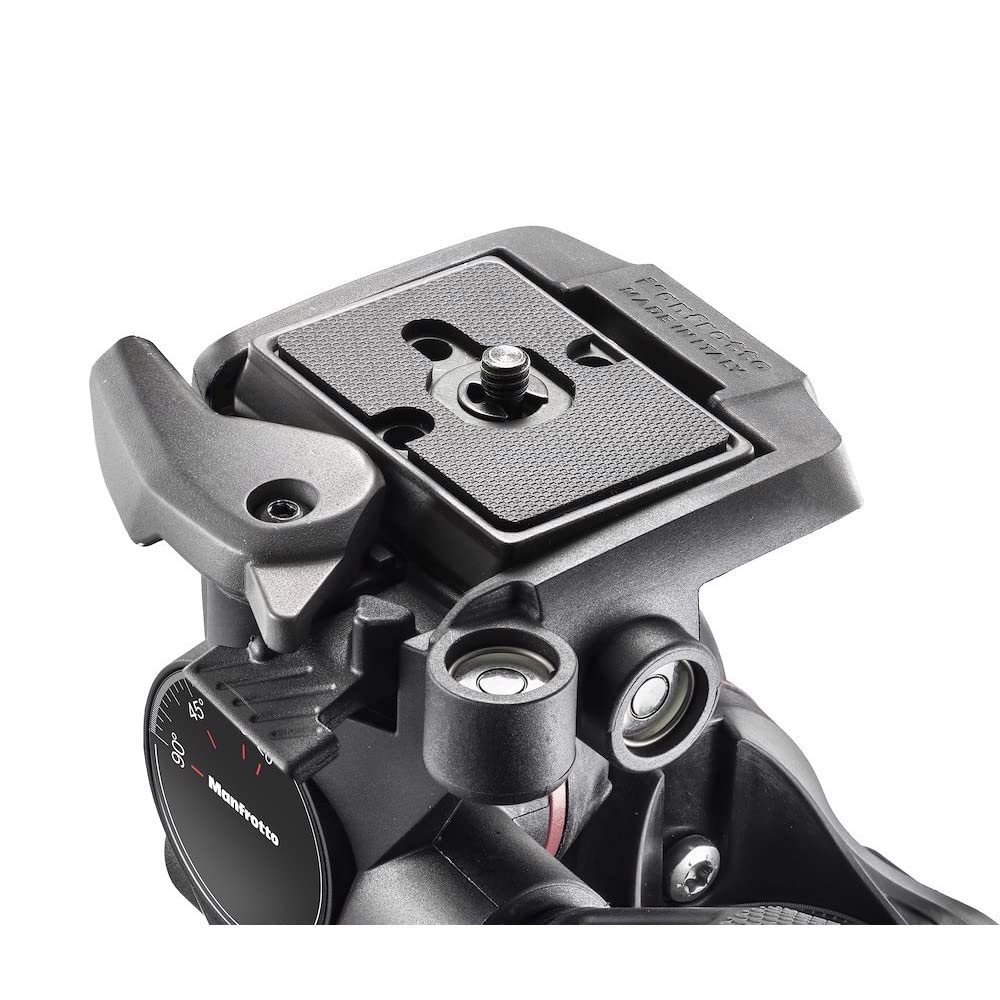 Manfrotto X-PRO 3-Way Tripod Head with Fluid Ball - Professional Camera Stabilizer for DSLR & Mirrorless - Perfect for Photography, Videography & Content Creation - Ideal for Travel, Studio & Outdoor Shooting