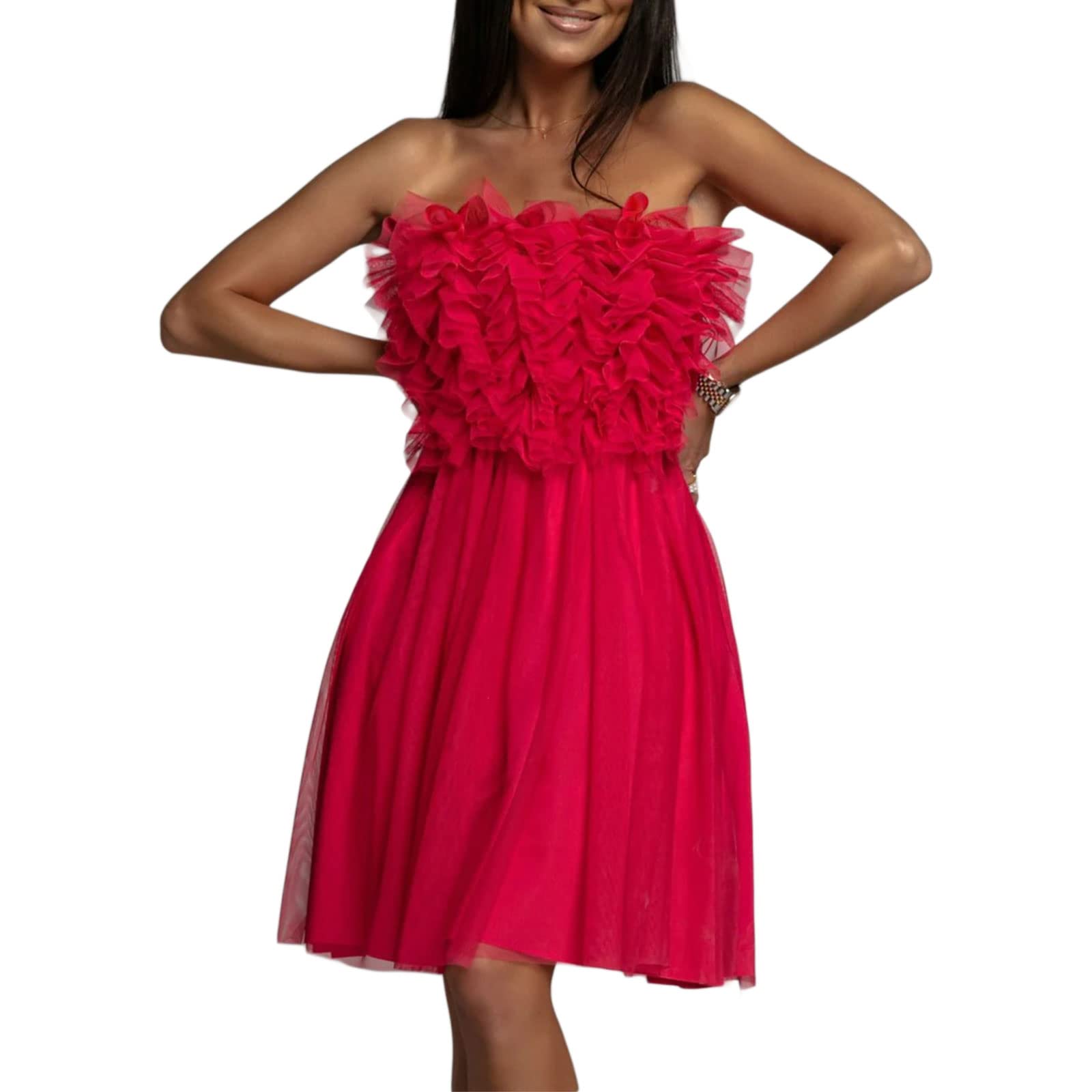 GOOCHEER Women's Off Shoulder Cocktail Dress - Satin Bodycon Mini Dress for Evening Parties, Weddings & Special Occasions | Elegant Sexy Formal Gown for Night Out & Date Night