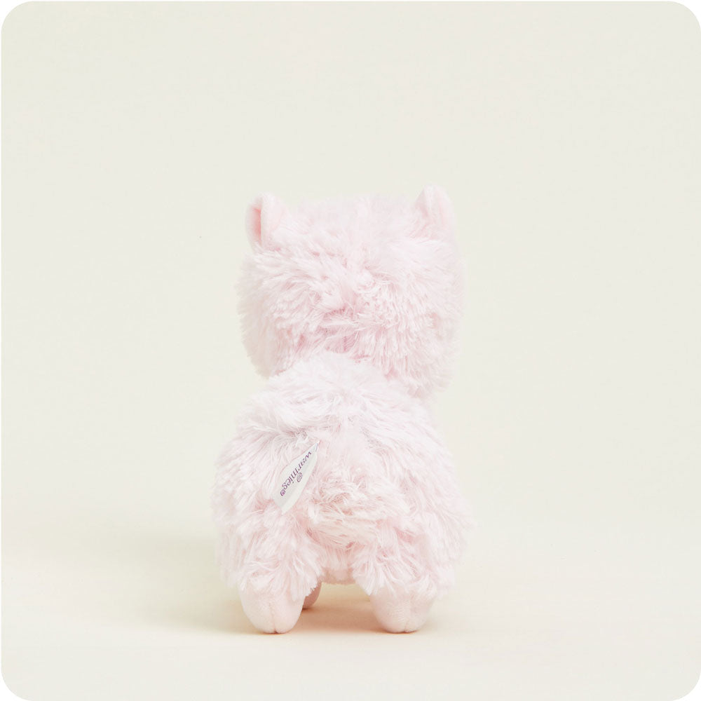 Pink Llama Warmies Junior - Soft Plush Stuffed Animal with Microwavable Heat for Kids | Perfect for Bedtime, Relaxation & Stress Relief