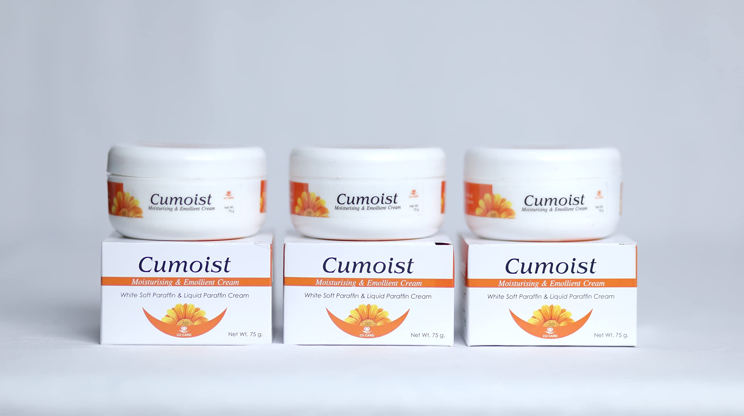 CUMOIST Moisturizing Cream (Pack of 3) - Hydrating & Nourishing Face & Body Lotion for Dry Skin - Perfect for Daily Skincare Routine & Nighttime Use
