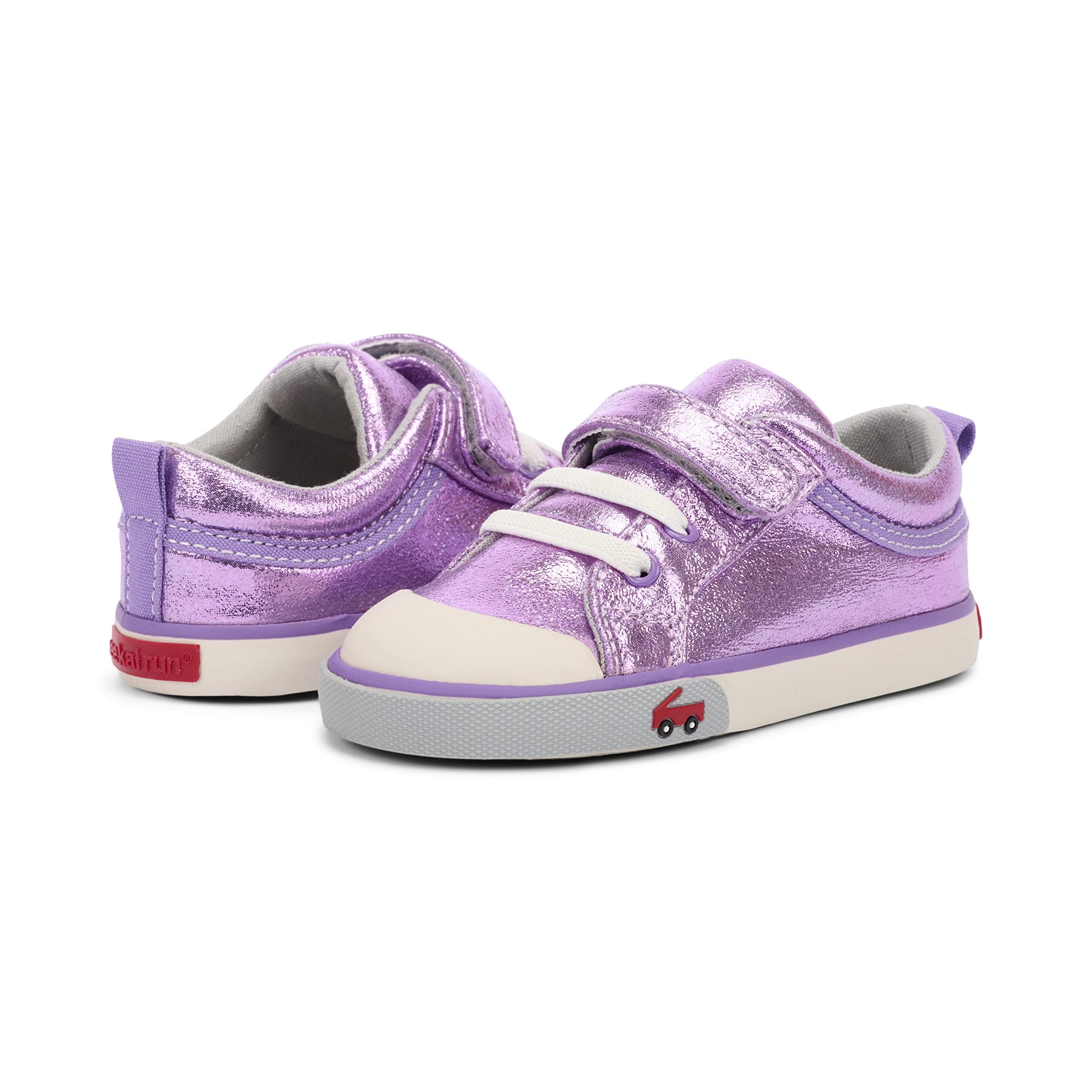 See Kai Run Kristin Girls Sneakers - Comfortable & Stylish Toddler Shoes for Active Play, School & Everyday Wear