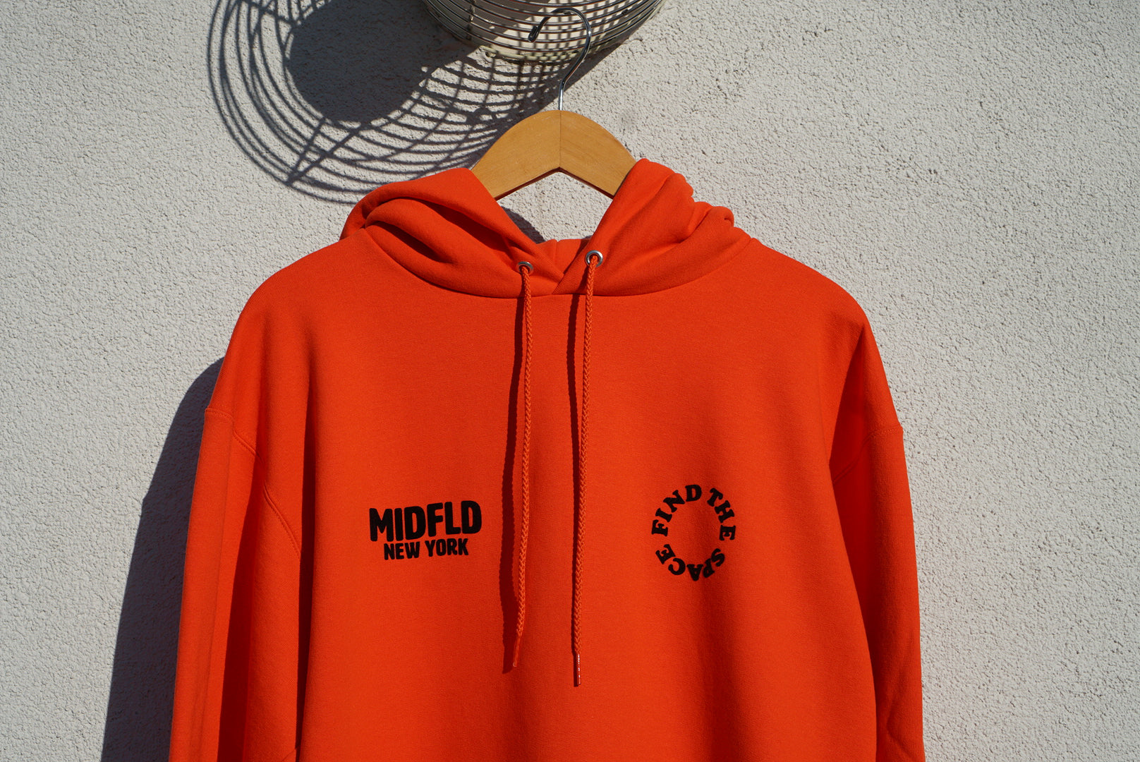 Champion™ Find the Space Double Logo Hoodie - Orange | Men's & Women's Casual Pullover Sweatshirt for Streetwear, Gym & Lounge Wear