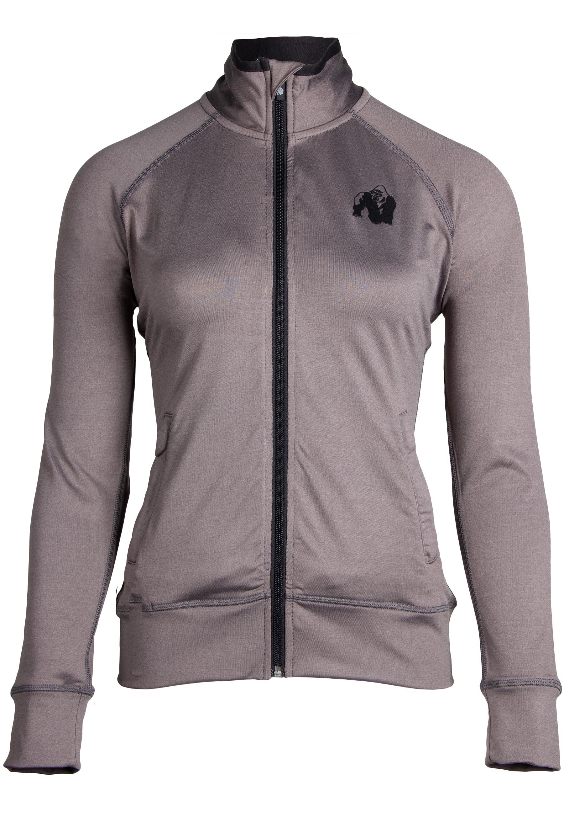 Cleveland Track Jacket - Lightweight Running Jacket for Men & Women, Breathable Gray Windbreaker for Outdoor Sports & Jogging | Perfect for Gym, Hiking & Casual Wear