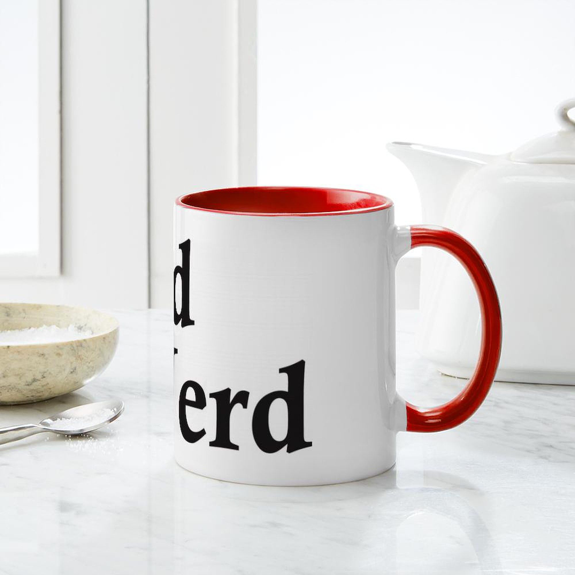 Bird Nerd Ceramic Coffee Mug 11 oz (325 ml) - Funny Gift for Bird Watchers & Nature Lovers - Perfect for Home, Office or Outdoor Use